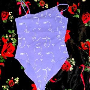 Forever 21 lilac color bodysuit